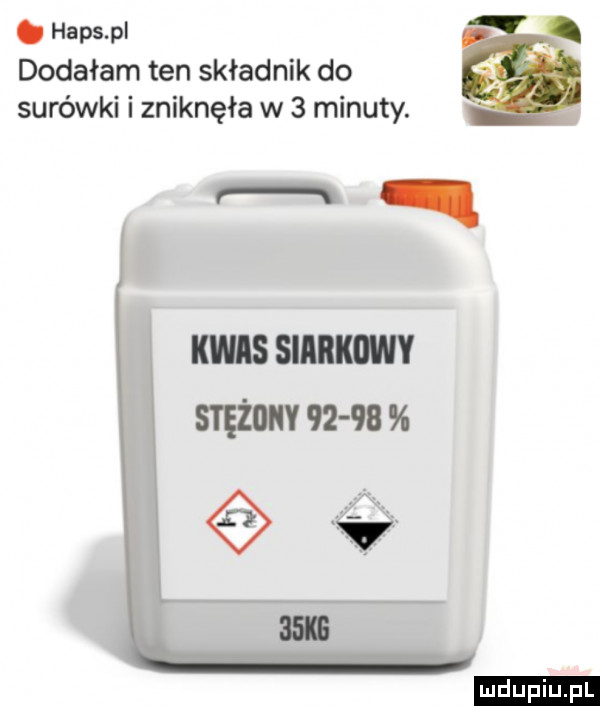 hops p dodałam ten składnik do surówki i zniknęła w   minuty. kwas siiiikowy stężiiny       v m ludu iu. l