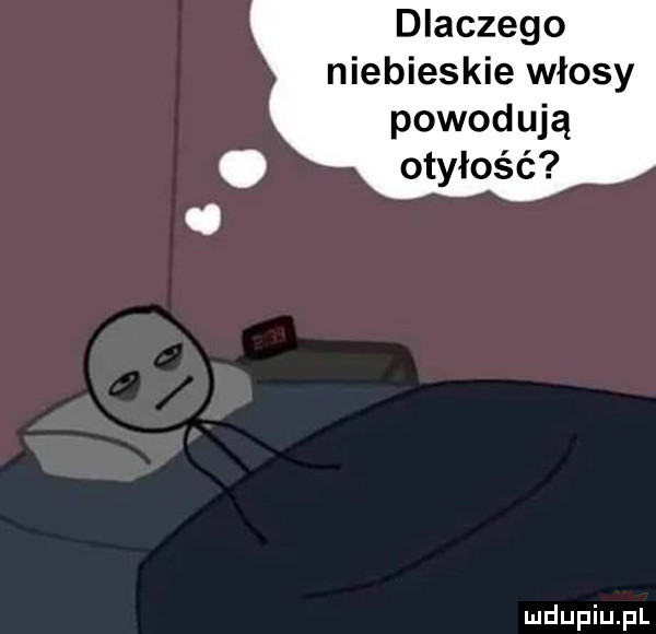 dlaczego niebieskie włosy powodują otyłość