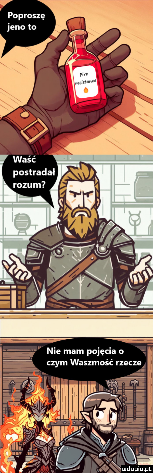 poproszę waść postradał