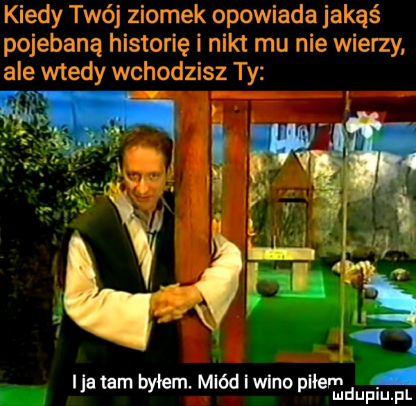 iwe   ica tam byłem. miód i wino piłem ludupiu. pl