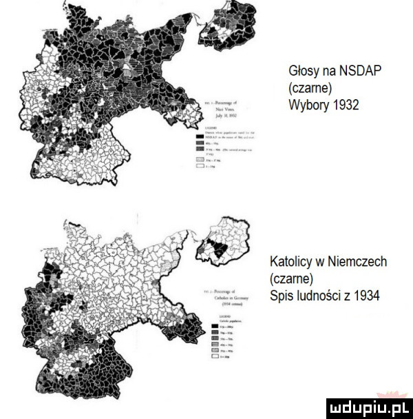 głosy na nsdap czarne wybory      katolicy w niemczech czarne spis iudnoścl z