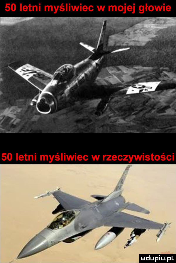 letni myśliwiec w mojej głowie