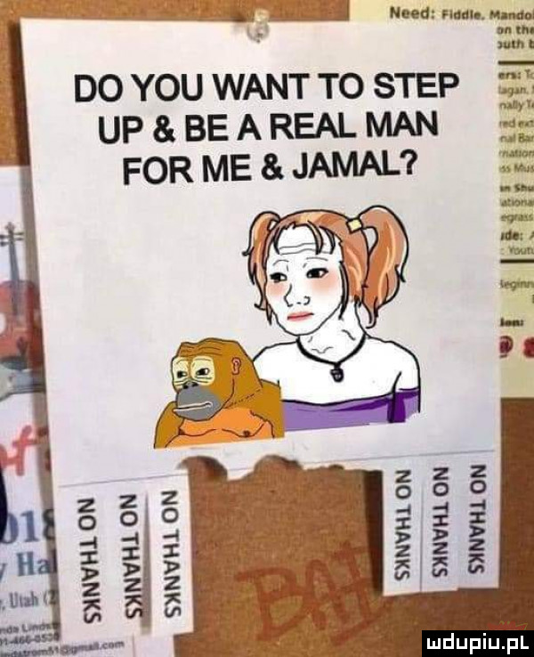 do y-u want to step up be a real man for me jamal