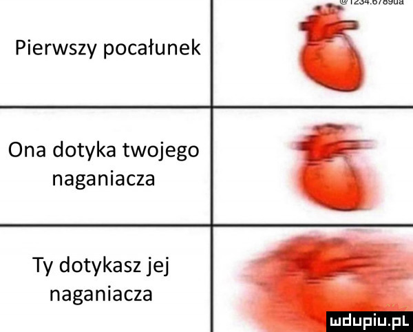 pierwszy pocałunek ona dotyka twojego naganiacza ty dotykasz jej naganiacza kn man www