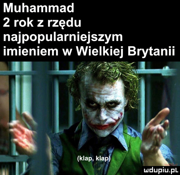 muhammad   rok z rzędu najpopularniejszym imieniem w wielkiej brytanii mdupiu il