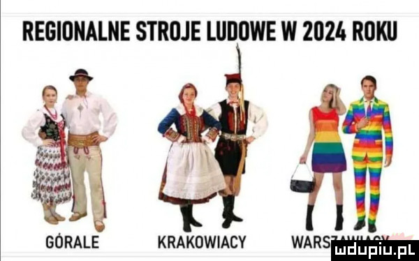 regionalne stroje ludowe w    k roku gorale krakowiacy st