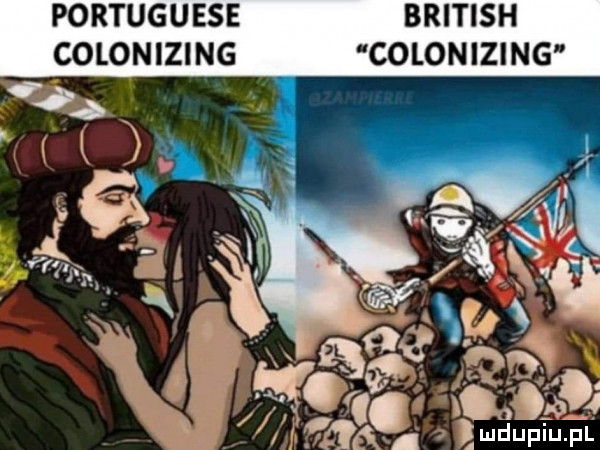 portuguese colonizing british colonizing óx. k a r n fsh x s. k