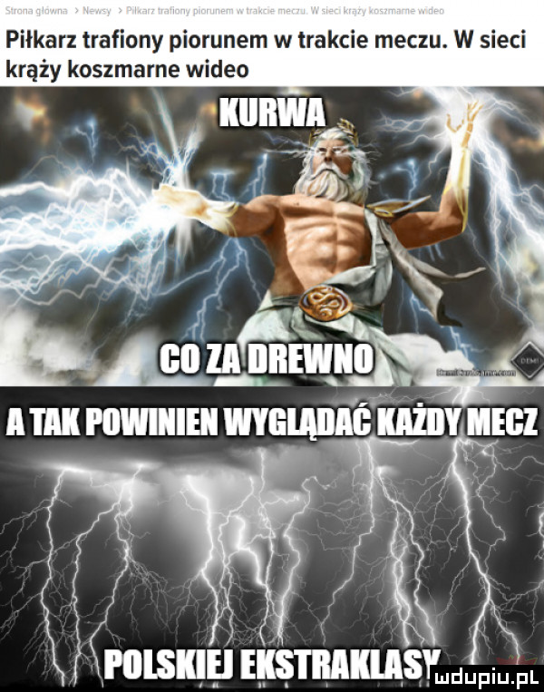 piłkarz trafiony piorunem w trakcie meczu. w sieci krąży koszmarne wideo a i lill i iiwiiiieii wy emmy mai niskie. stmkustdupiupl