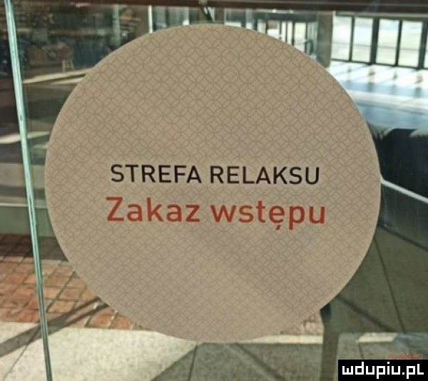 v j strefarelaksu zakaz wstępu