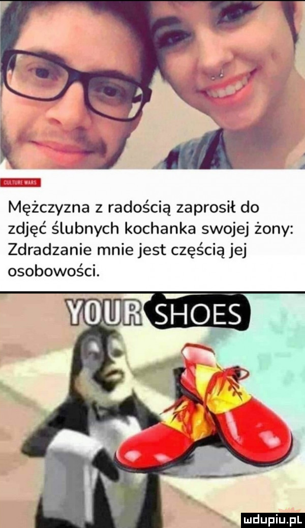 mężczyzna z radością zaprosił do zdjęć ślubnych kochanka swojej żony zdradzanie mnie jest częścią jej osobowości. ludu iu. l