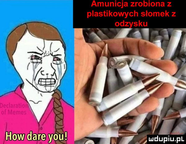 amunicja zrobiona z plastikowych słomek z odzysku i u lipiu pl