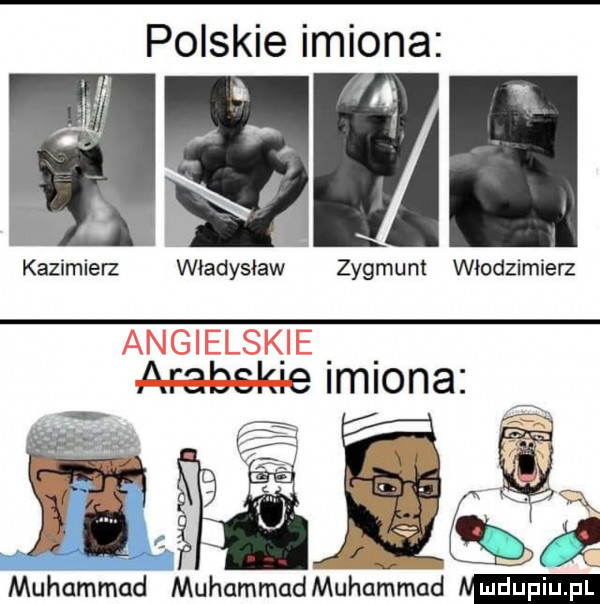 polskie imiona kazimierz władysław zygmunt włodzimierz arabskie imiona l     n r muhammad muhummudmijhammad