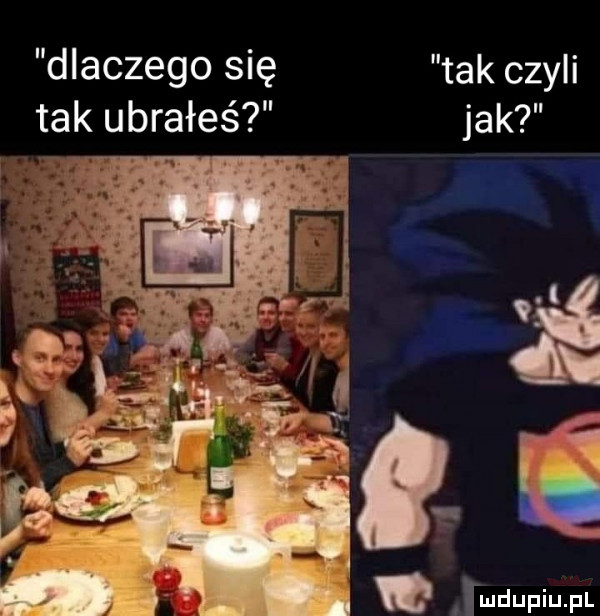 dlaczego się tak czyli tak ubrałeś jak