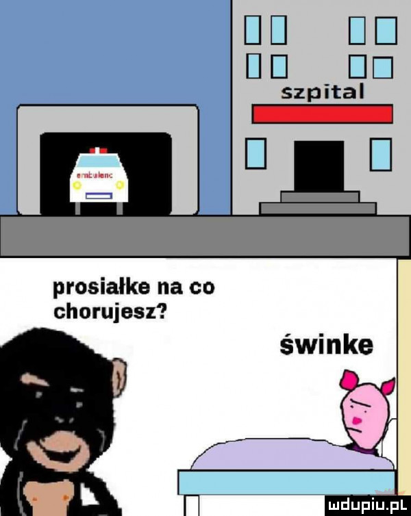 prosiałke na co chorujesz i ei szpital