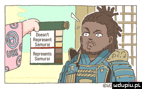 doesnt represent samurai represents samurai        im rlllla     mduplu pl