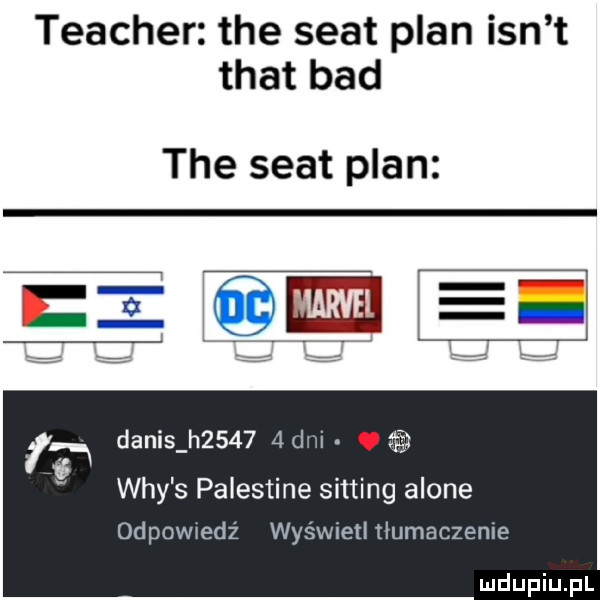 teacher tee seat plan ian t trat bad tee seat plan a w dan s h       l mag wdy s palestine sitting alone odpmwedz was wtetl tlumaczenle