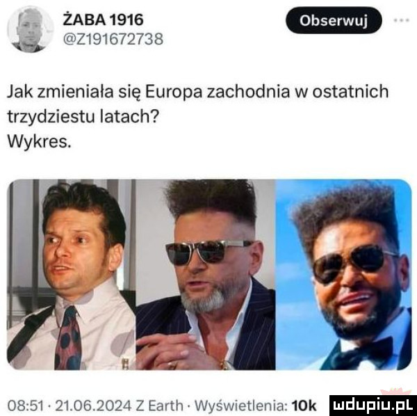 i            jak zmieniała się europa zachodnia w ostatnich trzydziestu latach wykres.               z earth v wyświetlenia   k