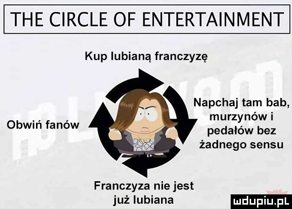 tee cercle of entertainment kup lubiana franczyzę napchaj tam bab murzynów i pedałów bez żadnego sensu obwiń fanów franczyza nie jest już lubiana