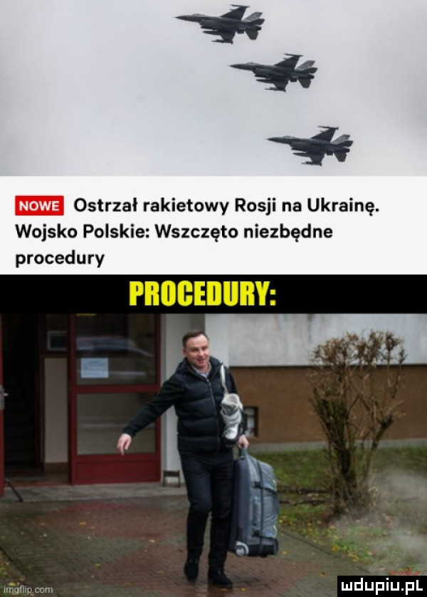 m ostrzał rakietowy rosji na ukrainę. wojsko polskie wszczęto niezbędne procedury mi m