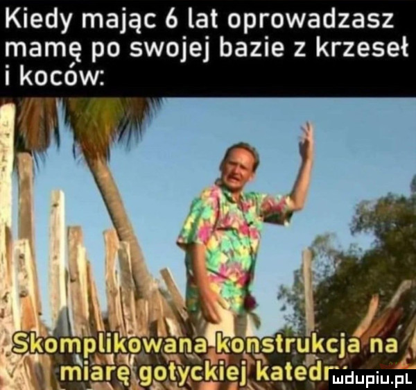 kiedy mając   lat oprowadzasz mamę po swojej bazie   krzeseł