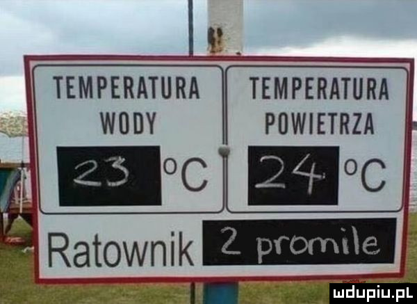 temperatura temperra wady powietrza oo noc ratownik