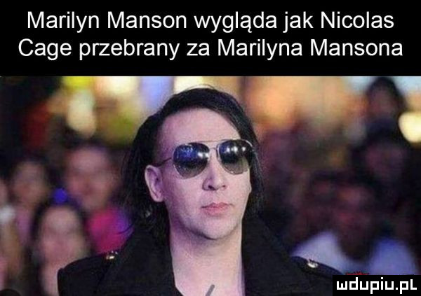 marilyn manson wygląda jak nicolas cage przebrany za marilyna maniona