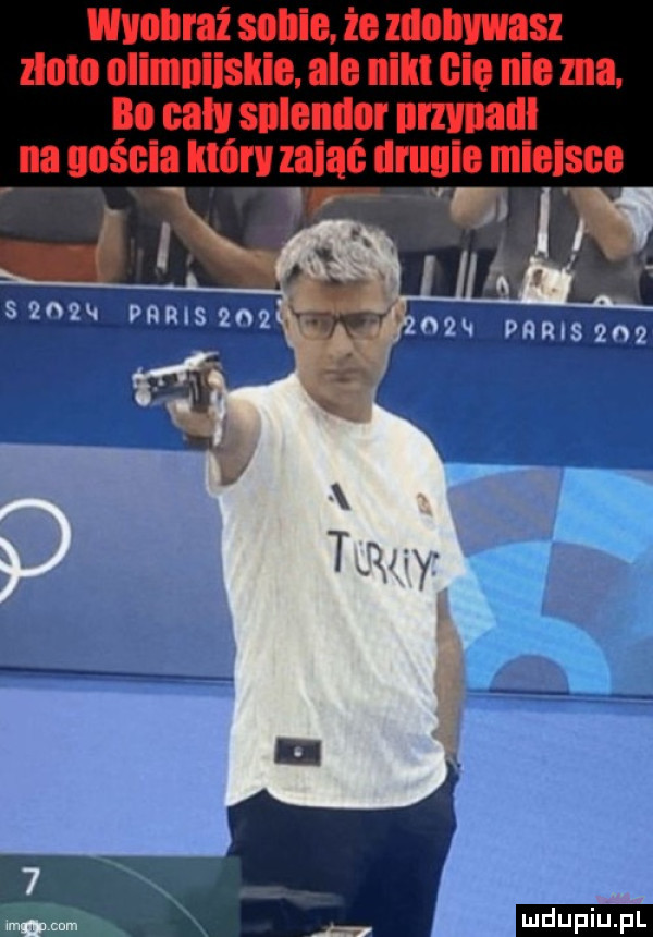 wyobraź sobie. że zdobywasz zloto olimniislie ale nikt nie nie zna. bo calu snlentlor nrzvnalll na gościa który zwiać drugie miejsce mdupiﬁil mun cum t