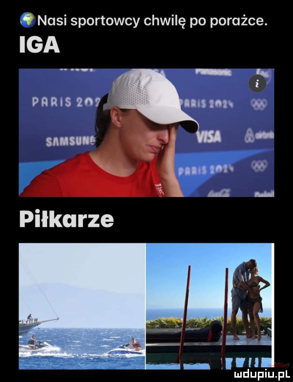 nasi sportowcy chwilę po porażce. ga najs    mam ziu e   r v x. t a piłkarze  . mduplu pl