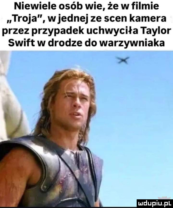 niewiele osób wie że w filmie troja wrednej ze scen kamera przez przypadek uchwyciła taylor swift w drodze do warzywniaka