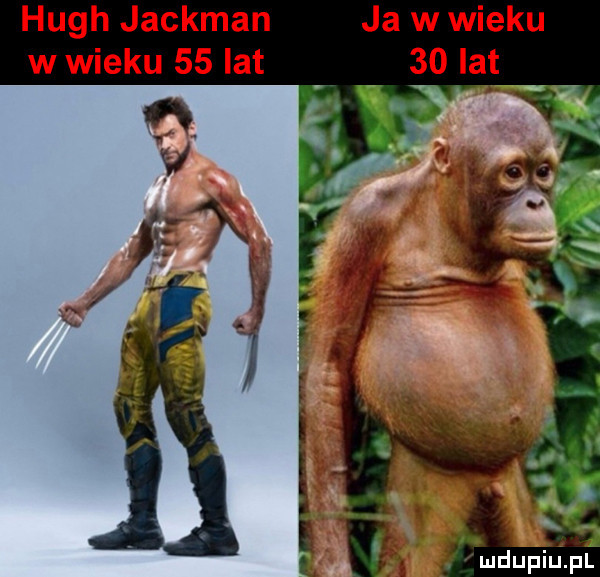 hugh jackman ja w wieku w wieku    lat