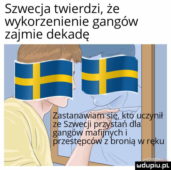 szwecja twierdzi że wykorzenienie gangów zajmie dekadę zastanawiam slql ił ze szwecji przystamg gangp me maci nlychi p rzestepc z bronią