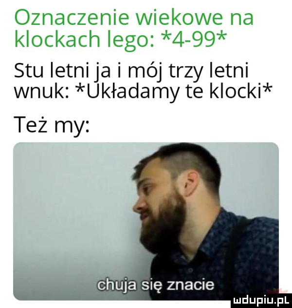 oznaczenie wiekowe na klockach ingo      stu istni ja i mój trzy letni wnuk układamy te klocki też my chuja się znacie