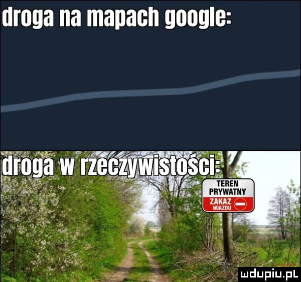 druga na mapach