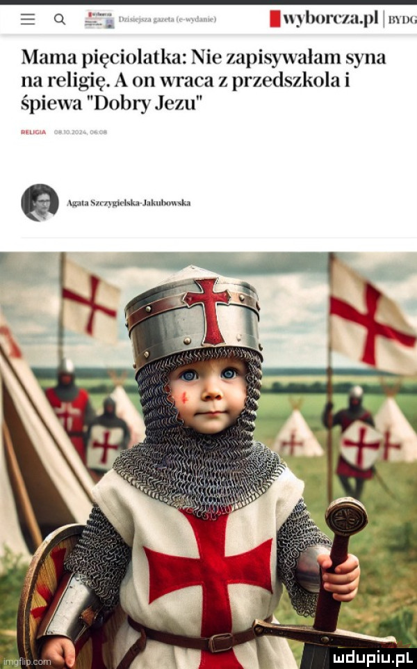 e q f. i lan z l pl mm. mama pięciolatka nie zapisywałam syna na religię. a  n wraca z przedszkola i śpiewa dobry jezu