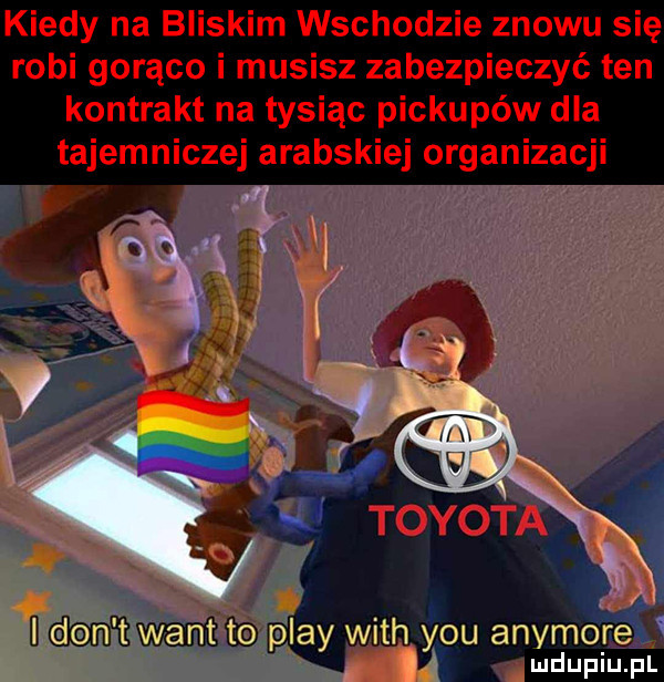 kiedy na bliskim wschodzie znowu się robi gorąco i musisz zabezpieczyć ten kontrakt na tysiąc pickupów dla tajemniczej arabskiej organizacji ukw mob wit y-u anymorg