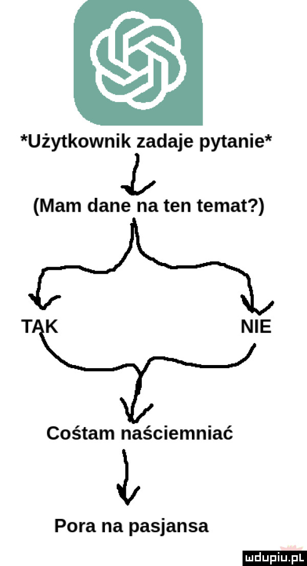 użytkownik zadaje pytanie mam dane na ten temat t k nie cośtam naściemniać l pora na pasjansa