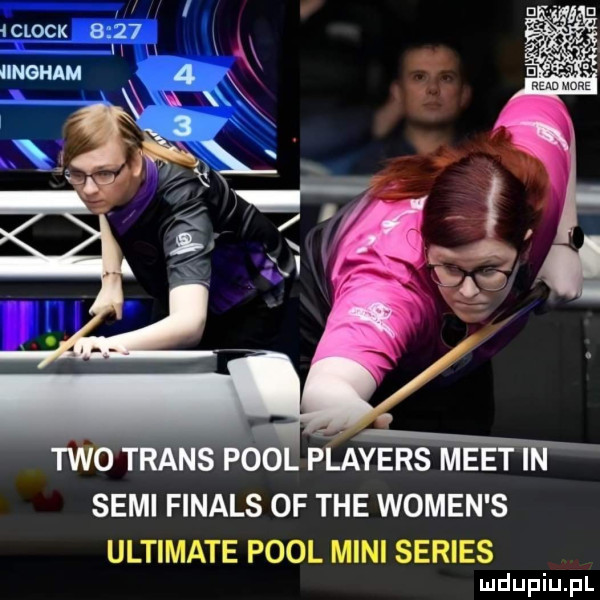 moc      tao t ns p   players meet in sami finals of tee wojen s ultimate pool mini series