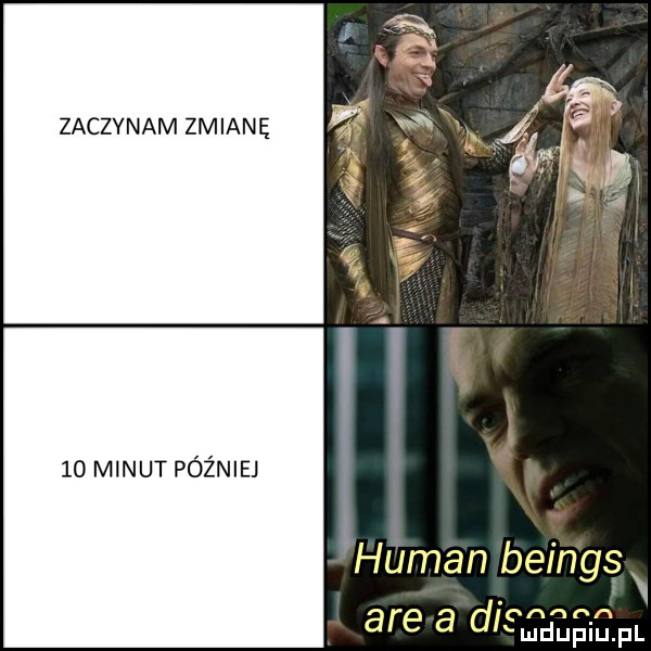 zaczynam zmianę    minut później human beings are a disgdggigm