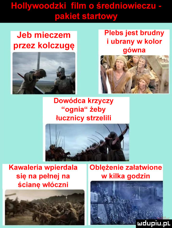 hollywoodzki film o średniowieczu pakiet startowy ng          m lgglss ę a