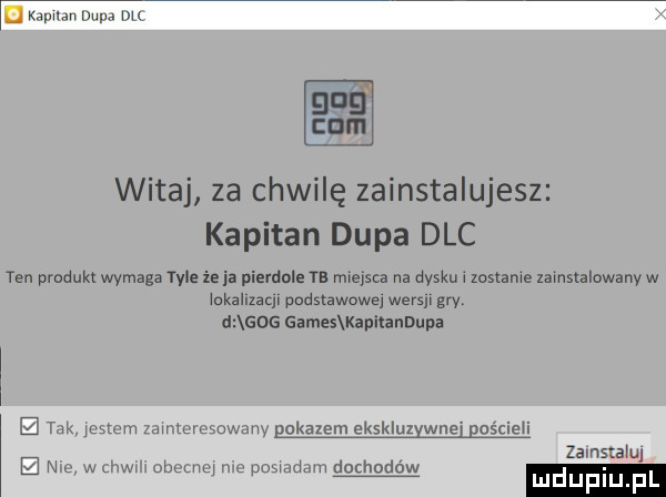 w nam ma     cam witaj za chwilę zainstalujesz kapitan dupa dac ten produkt wymaga tyle że pierdola nz miejsca na dysku zoslame zamslalowanvw wokalną. podstawową wersu gry mace gates kepi andupa mk   mm awtmuowmw gukazem ekskluzywne goście zamotam mdam dochodów   ludup n v uw wcbqu m