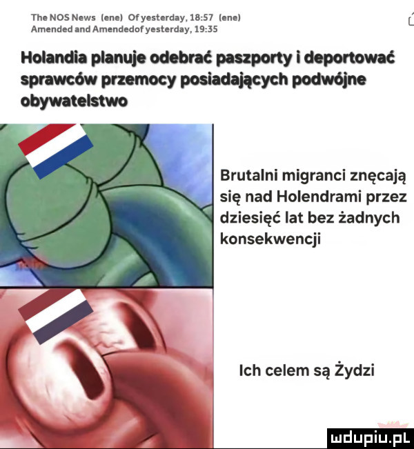 tka nos news len oryesumy.       lane l amended ind amendcdef nerd y       hollndh planujoodcbné wymownym sprawców przemocy posiadających podwójne obywatelstwo brutalni migranci znęcają się nad holendrami przez dziesięć lat bez żadnych konsekwencji ich celem są żydzi