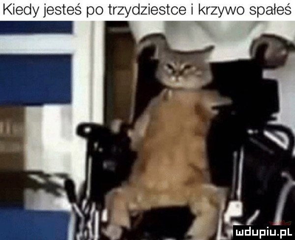 kiedy jesteś po trzydziestce i krzywo spałeś