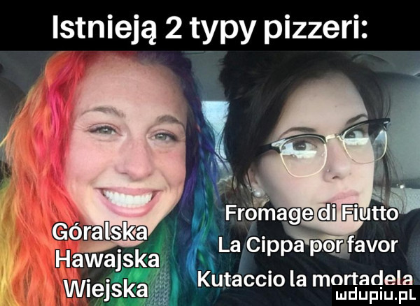 istnieją   typy pizzeri kutaccio la mortadela ludupiu. pl