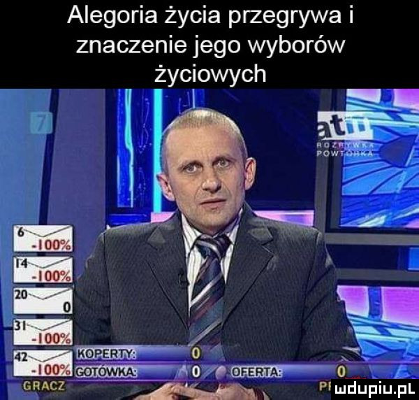 alegoria życia przegrywa i znaczenie jego wyborów życiowych s. wiman. w       w w   wf. wdaniu nl