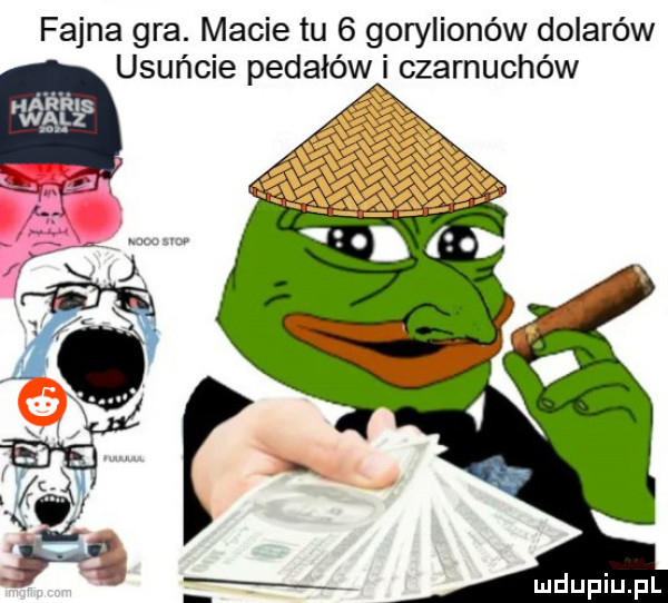 fajna gra. macie tu   gorylionów dolarów