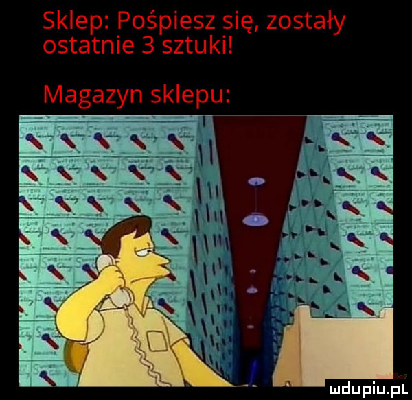 sklep pośpiesz się zostały ostatnie   sztuki magazyn sklepu