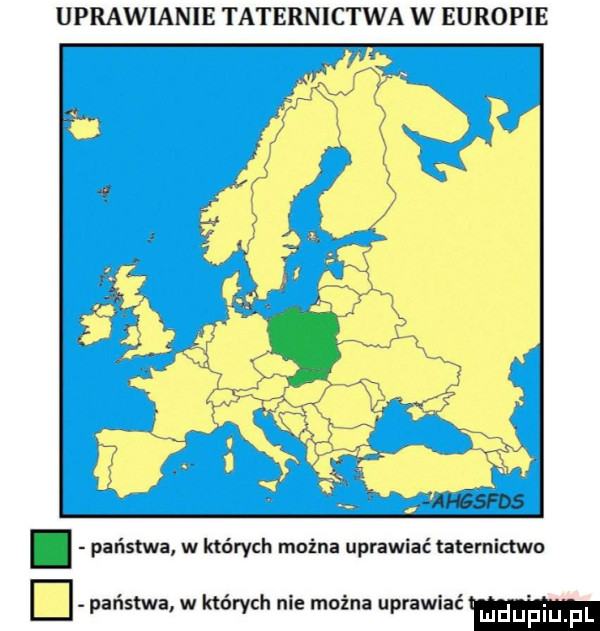 uprawlanle taternictwa w europie. państwa w których można uprawiać taternictwa d państwa. w których nie można uprawiać lm