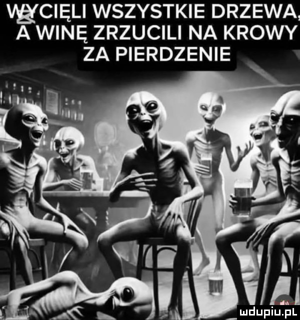 vgcięli wszystkie drzewa a winę zrzucili na krowy za pierdzenie