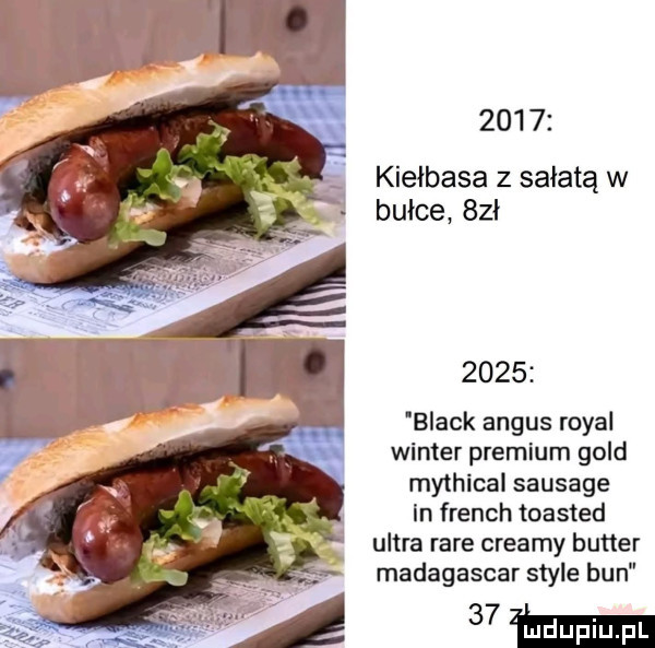 kiełbasa z sałatą w bułce  zl      black argus robal winter premium gold mythical sausage in french toasted ultra rabe creamy buster madagaskar style bun ma