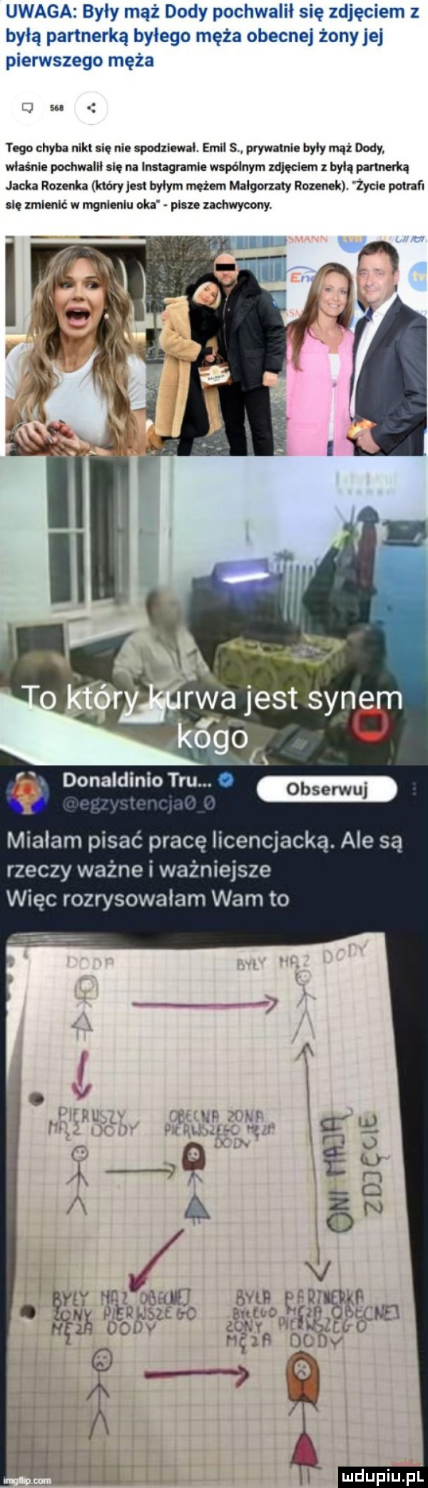 uwaga były mąż dody pochwalił sie i zdjęciem z byłą partnerką byłego męża obecnej żonyjej pierwszego męża s tego chyba niki się nie spodziewai. emil s prywatnie były mąż dody wias nie pochwalni się na instagramie wspólnym zdjęciem byiq partnerką jacka ramka który jasi byłym mężem maigorzaiy roxenek. zycie pomian się zmlenle w mgnieniu oka pisze zachwycony. mialam pisać pracę licencjacką. ale są rzeczy ważne i ważniejsze więc rozrysowalam wam to if le iz yl pithhszl uź c ﬁnk m euśąm       v i fir v sibiu      i za aw ll